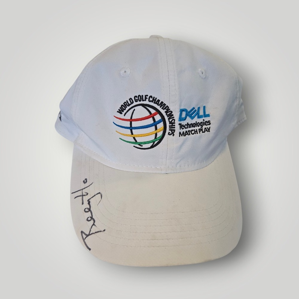 Dell Technologies Match Play Hat World Golf Championships AHEAD White Cap Signed
